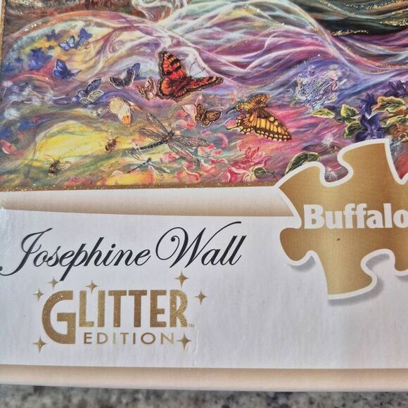 Buffalo Games Josephine Wall Glitter Edition Spirit of Flight 1000 pc Jigsaw Puz - Picture 3 of 10